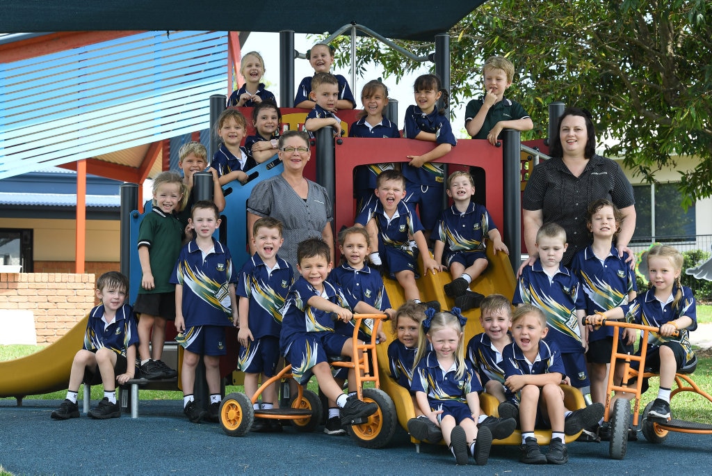 VICTORY COLLEGE PREPG: (Back from left) Patrick Lourigan, Ariarn Wilson, Haylea Hewitt (3rd row) Charlotte Turner, Baylin Mick, Elizabeth Kipping, Arlette Kirk, Ryder Brady, Charlie Cranley, Isla Gainsford, Dallas Drury (2nd row) Zachariah Belford teacher aide Mrs Rosie Dailly, Jake Hansen, Thomas Hughes, Thomas Doubleday, Carter Penfold, teacher Mrs Lee Corbett, Patrick Lourigan, Jacob Casey, Will Reeman, Hayden Roper, (front) Chelsea Johnston, Matilda Ellis, Heath Elliot, Olivia Watson, Ella Schmiegel. (absent) Henry McLaren. Picture: Renee Albrecht