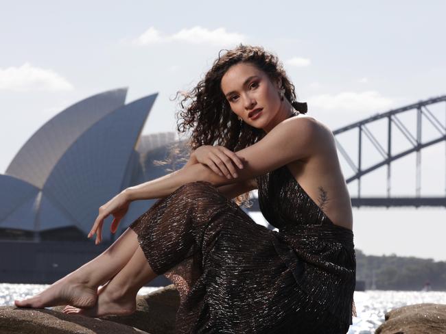 First indigenous soprano debuting for Opera Australia Nina Korbe, in West Side Story. Jane Dempster/The Australian.