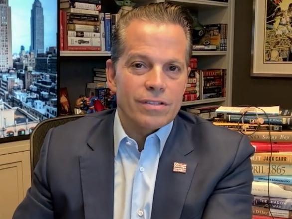 Former Trump adviser Anthony Scaramucci said Donald Trump’s rhetoric is ‘way more violent’ now than in 2016. Picture: ABC