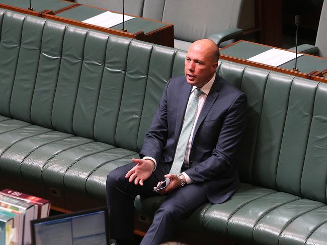 Peter Dutton in 2017. Picture Kym Smith