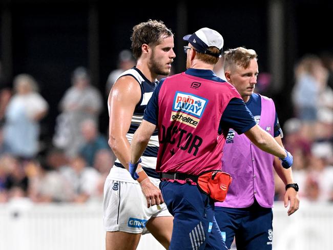 Jake Kolodjashnij missed a month after being concussed in pre-season. Picture: Bradley Kanaris/Getty Images
