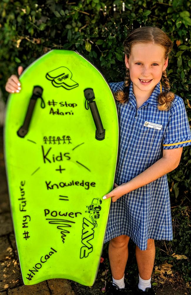 Jocelyn O'Neill of Sandgate is joining her siblings at the Brisbane School Strike for Climate.