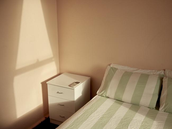 One of the tired bedrooms before its transformation... Picture: Airbnb