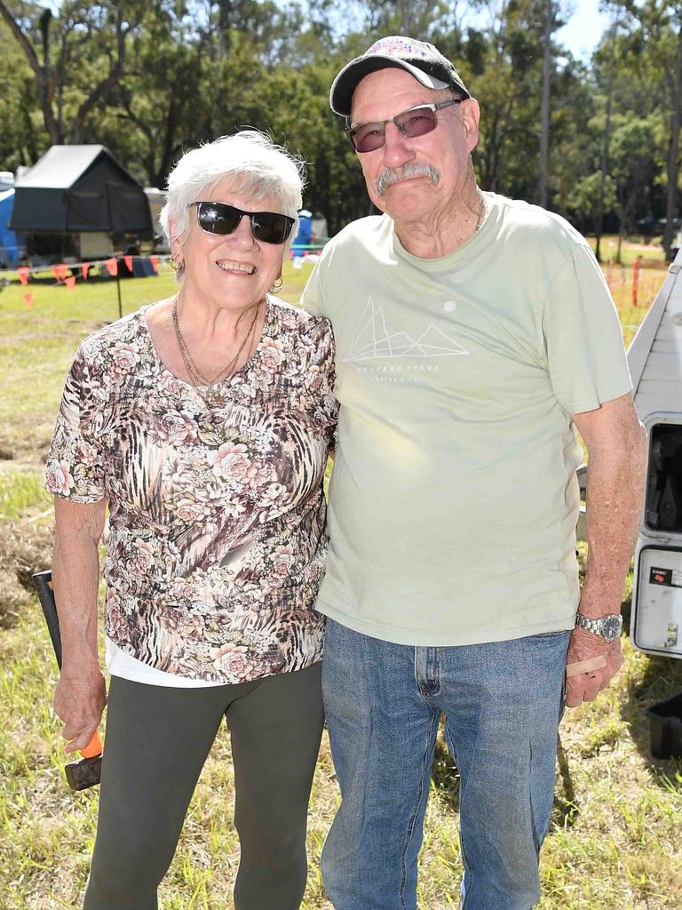 Sue and Bill Warner at the Gympie Muster. Photo: Patrick Woods.