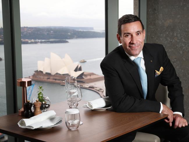 Shangri-La Sydney General Manager Philippe Kronberg says the New Year’s Eve period is traditionally the busiest time of the year for the hotel. Picture: Richard Dobson