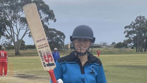 Alana Dalzell made her first century.