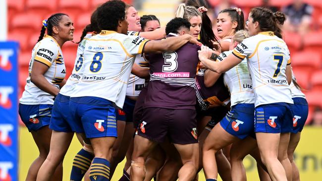Suspended Bronco takes subtle shot at Eels star after brawl