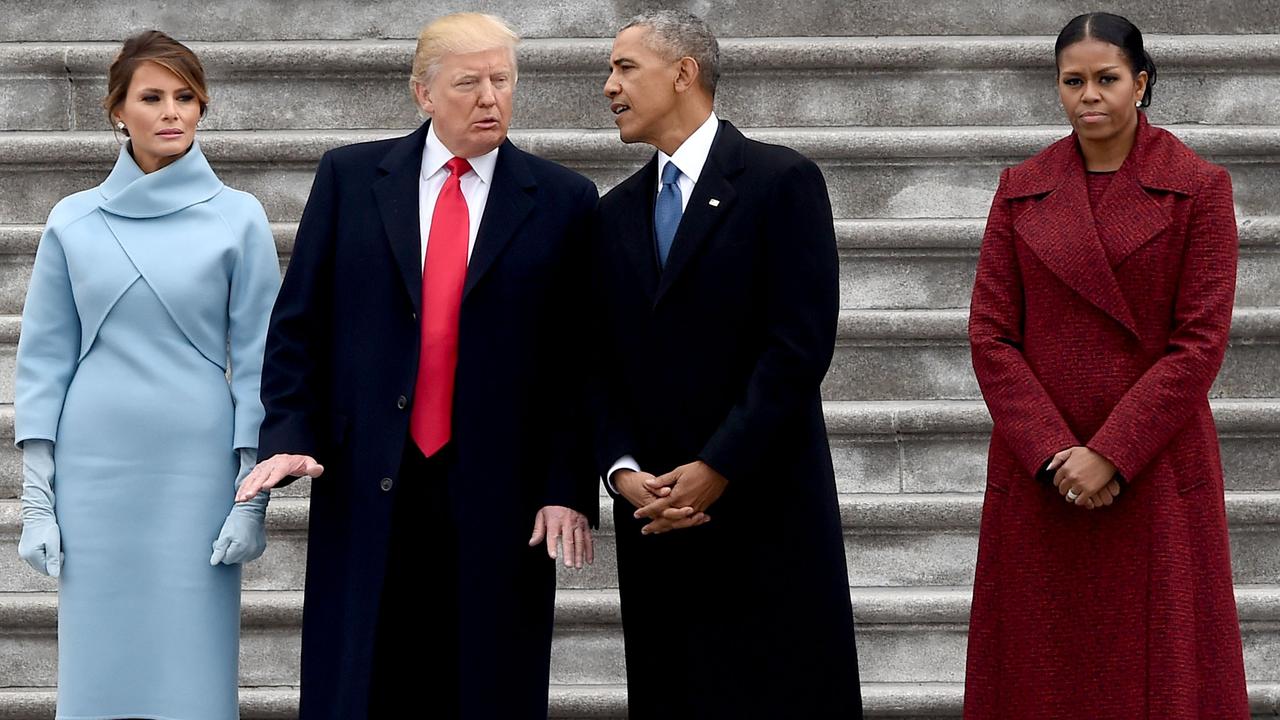 Later on inauguration day. Picture: Robyn Beck/AFP