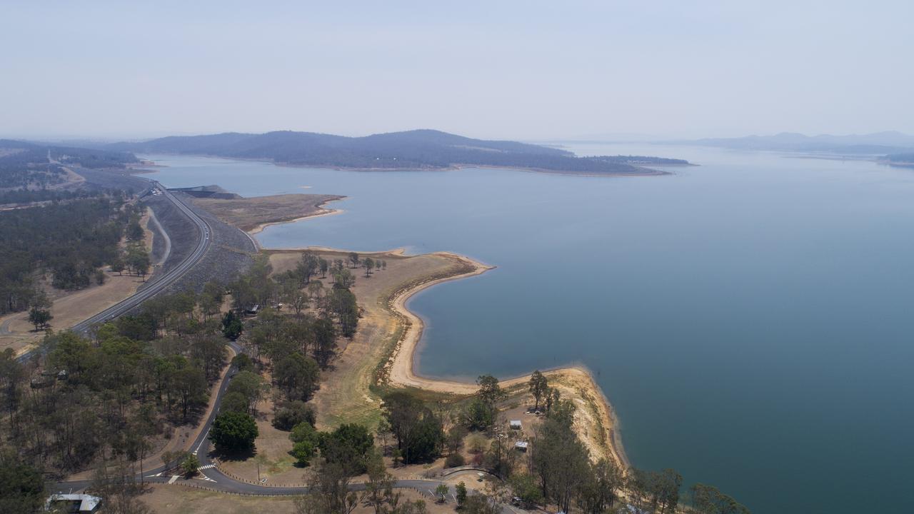 Cormorant Bay at Wivenhoe Dam.