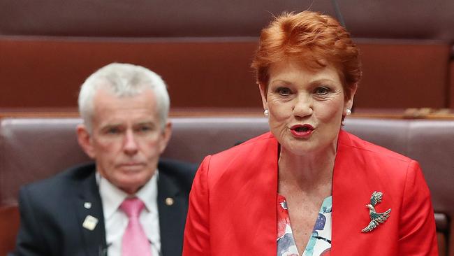 Senator Pauline Hanson says regional Queenslanders don’t want the Olympics in 2032. Picture: Kym Smith