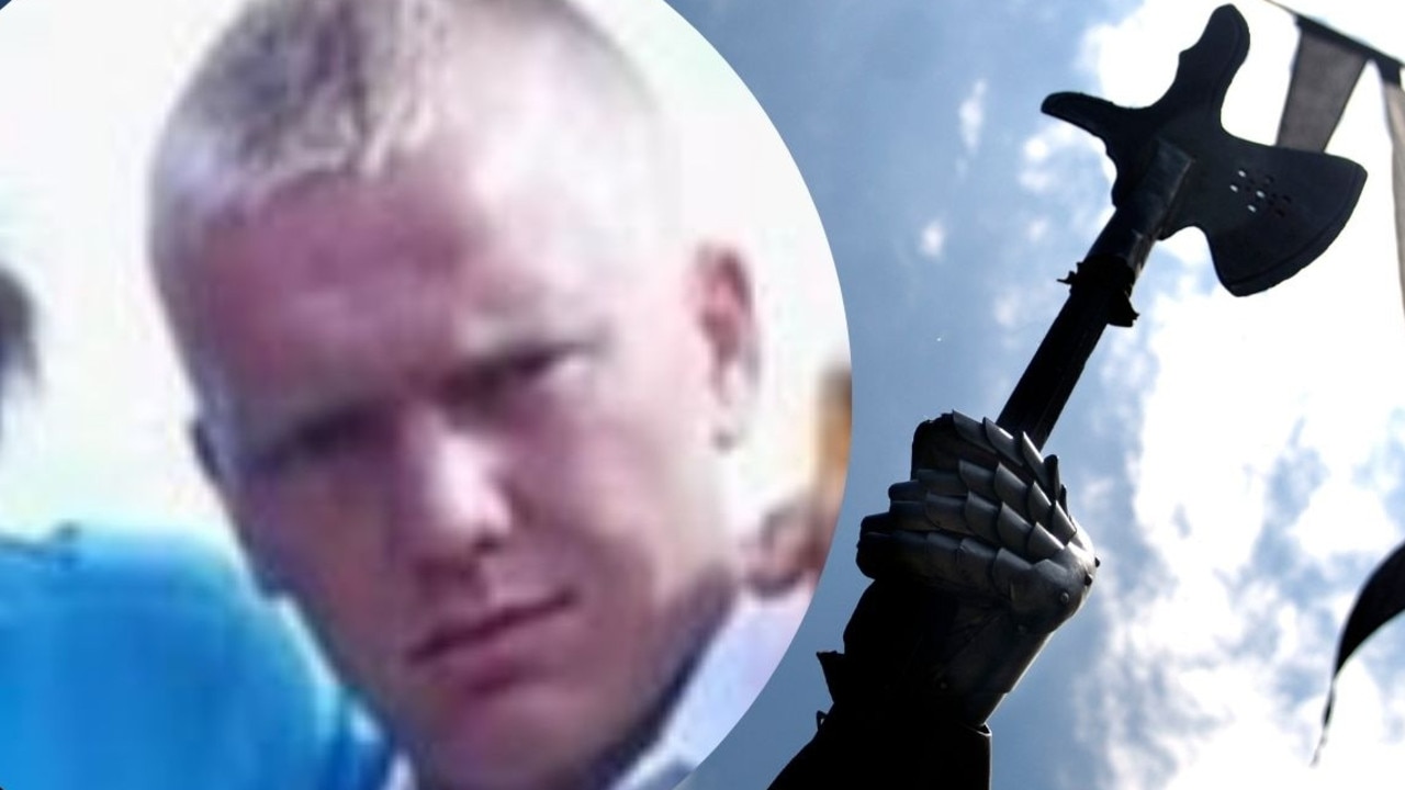 Dwayne Thomas Andrew Watts, 34, pleaded guilty to the murder of his uncle Mark Ireland with a medieval weapon. Picture: Facebook/ File
