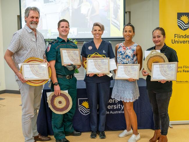 2022 Rural and Remote Health NT Supervisor Recognition Awards recipients, including 'Outstanding Regional Supervisor' Jacinda Roberts.