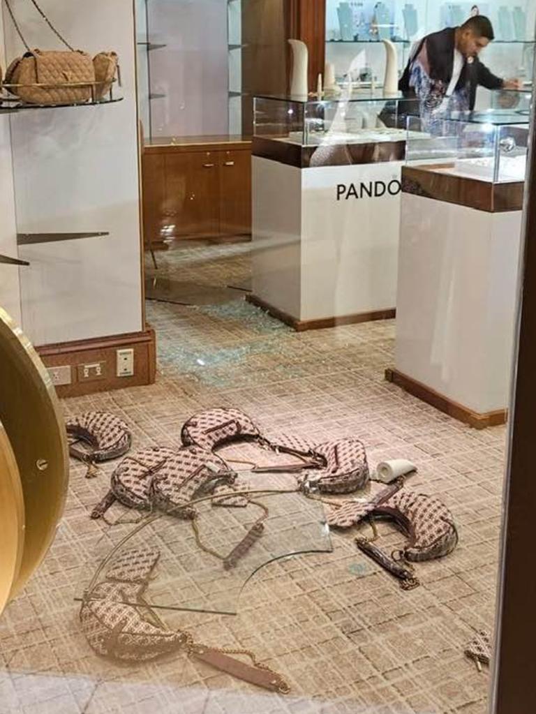 Luxury items fell off the shelves. Picture: Facebook