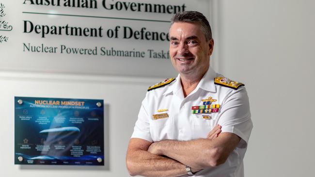 CANBERRA, AUSTRALIA - NewsWire Photos MARCH 8, 2023: , Chief of the Nuclear-Powered Submarine Taskforce, Vice-Admiral Jonathan Mead in Canberra. , Picture: NCA NewsWire / Gary Ramage, , , , , , , , ,  ,