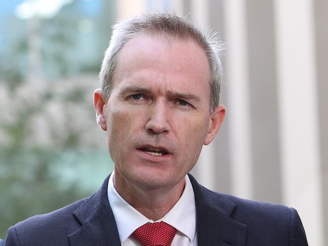 Minister for Immigration, Citizenship and Multicultural Affairs David Coleman holding a press conference at Parliament House in Canberra. Picture Kym Smith