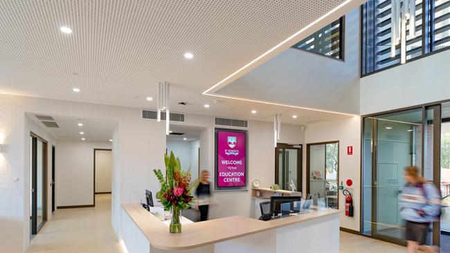 Student Services Foyer of the new building at St John’s Grammar. Picture: Supplied.