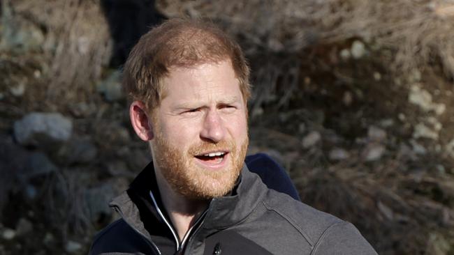 WHISTLER, BRITISH COLUMBIA - FEBRUARY 15: Prince Harry, Duke of Sussex attends Invictus Games Vancouver Whistlers 2025's One Year To Go Winter Training Camp on February 15, 2024 in Whistler, British Columbia. (Photo by Andrew Chin/Getty Images)