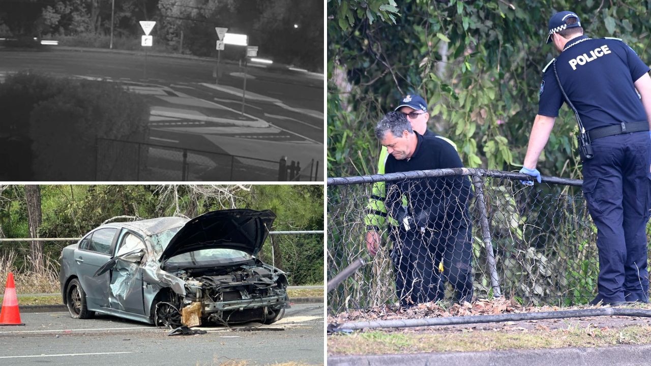 CCTV captures moments before runner killed in suspected high-speed crash