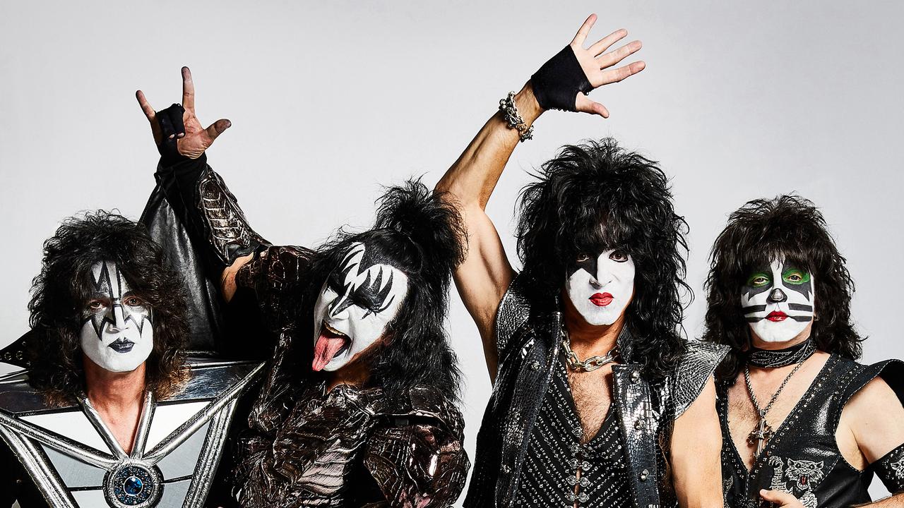 US rock band KISS. Picture: Supplied