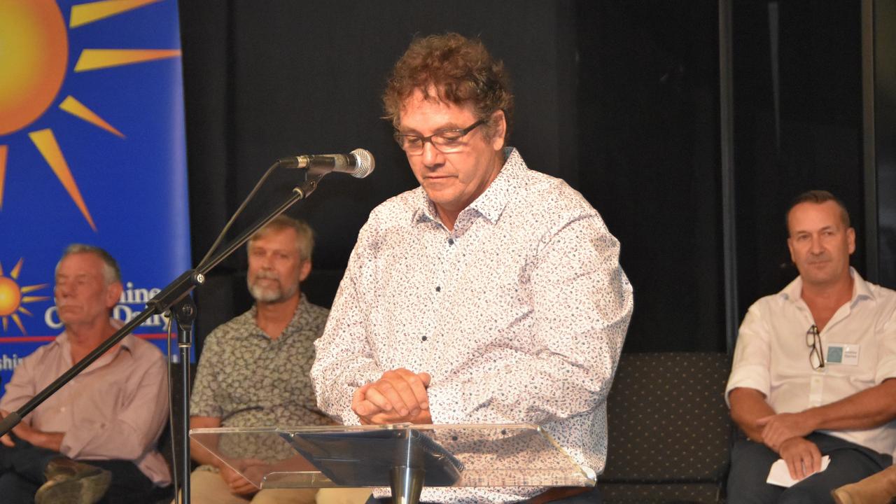 ELECTION FORUM: Noosa Council candidate Brian Stockwell. Photo: Caitlin Zerafa