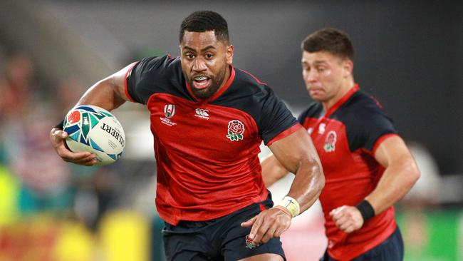 Joe Cokanasiga was among the tryscorers for England. Picture: Getty Images