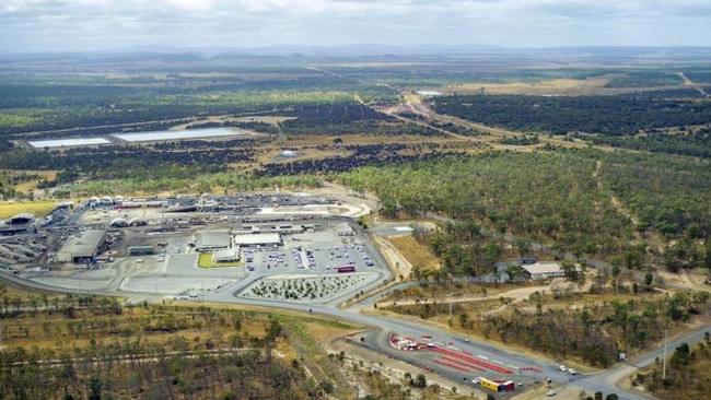 An aerial image of Anglo American's Grosvenor Mine, where an explosion on May 6, 2020, left five miners with horrific burns. Picture: Daryl Wright