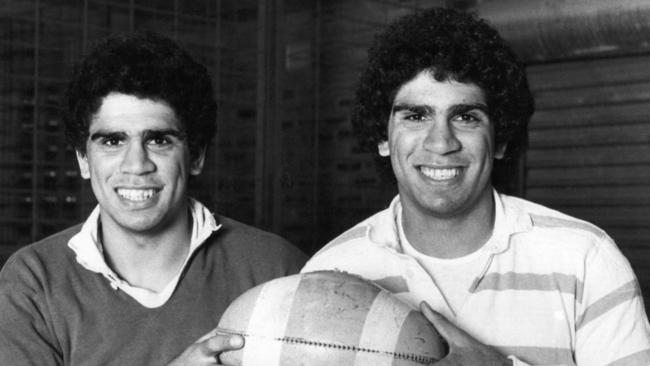 Twins Mark and Glen Ella in the early 1980s. Prince Philip once asked them: “Are you two related?”