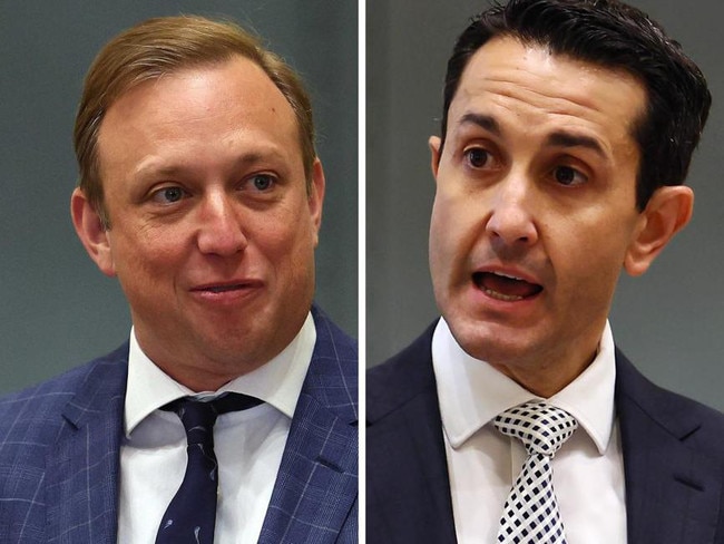 NewsWire Photos - QUEENSLAND ELECTION 2024: Composite image of Queensland Premier Steven Miles  (L) and Queensland opposition leader David Crisafulli (R). Picture: NewsWire