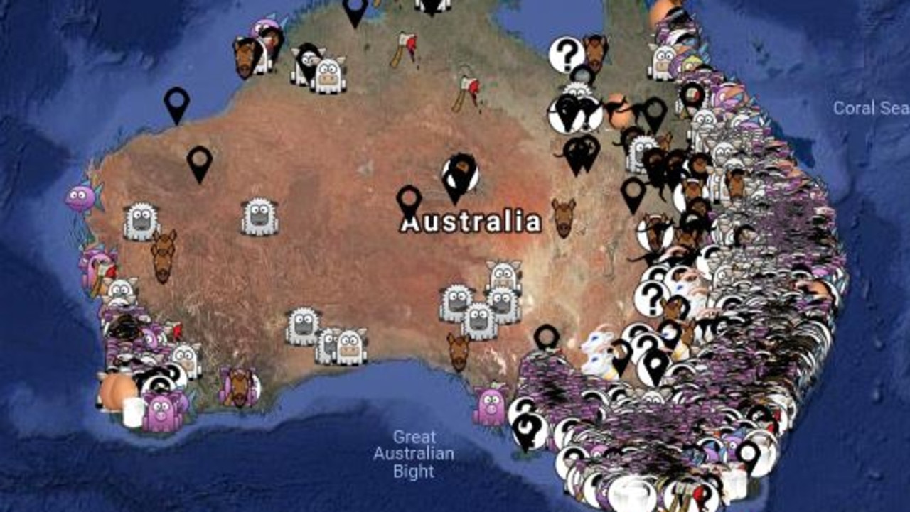 Aussie Farms Map Why People Are Blowing Up Over This Map News Com Au
