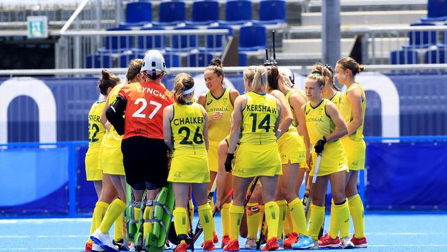 Australia has topped Group B in Tokyo and will play their quarter-final on Monday. Pics Adam Head