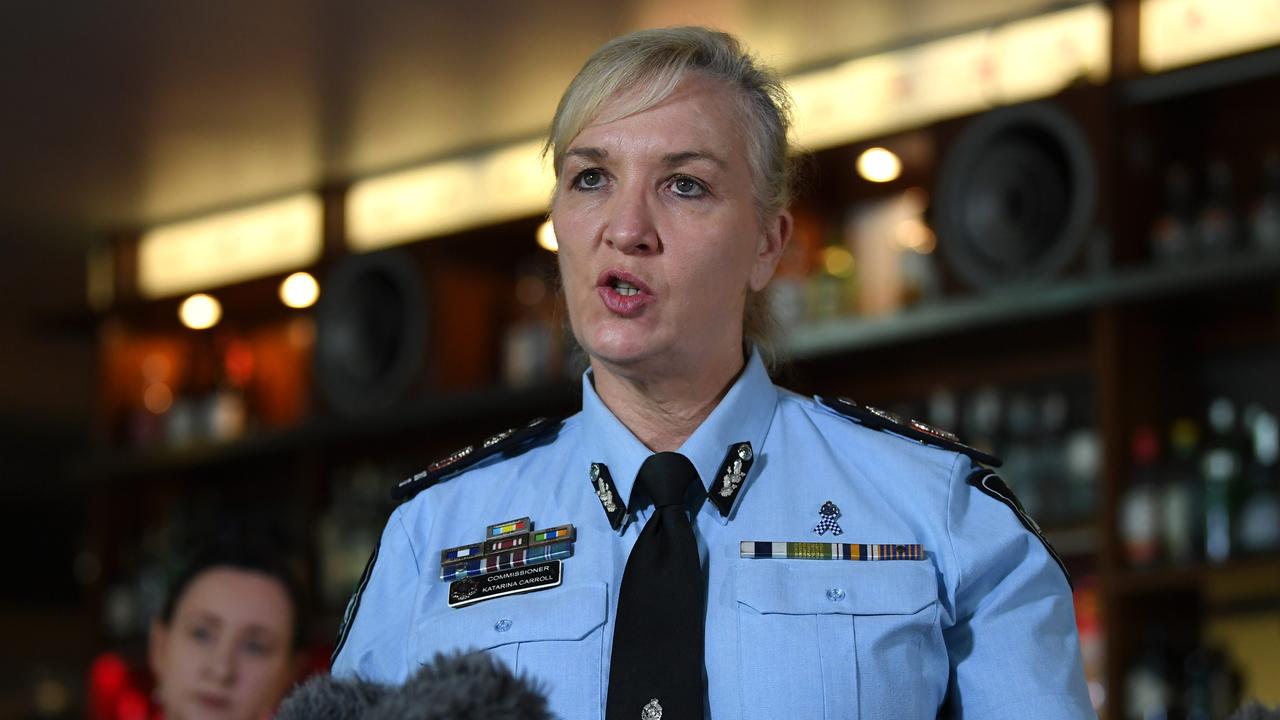 Police Commissioner Katarina Carroll said it was an “incredibly tense” situation. Picture: NCA NewsWire / Dan Peled