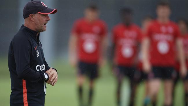 Wanderers players are looking to impress stand-in coach Jean-Paul de Marigny. Picture: Getty Images