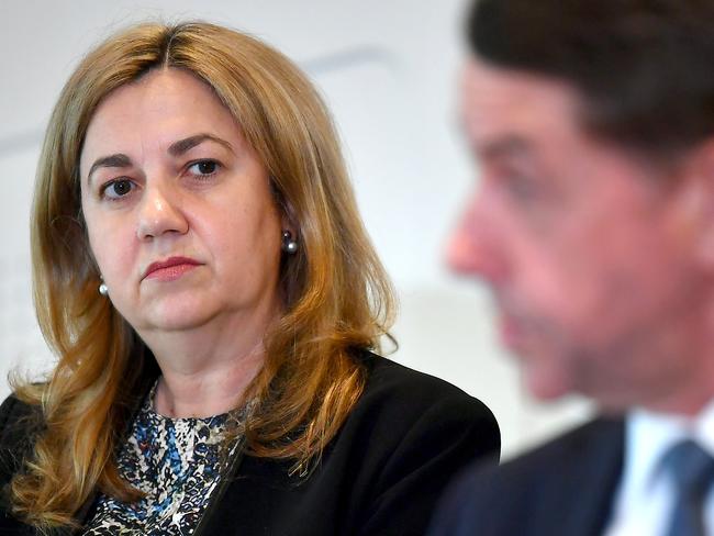 BRISBANE, AUSTRALIA - NewsWire Photos SEPTEMBER 16, 2022:  Premier Annastacia Palaszczuk at a press conferrance for the urgent Housing Roundtable to address affordable housing challenges ahead of next monthâs broader Housing Summit.Picture: NCA NewsWire / John Gass