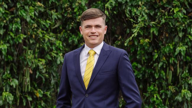 Clancy Adams from Ray White Gympie is well on his way to becoming a stalwart of the real estate industry. Picture: Supplied.