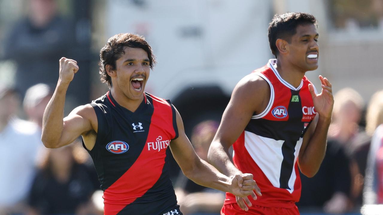 Essendon draftee Alwyn Davey is likely to be part of a young Bombers side early this year. Picture: Michael Willson/AFL Photos