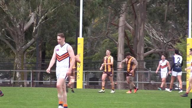 Michael Pell is back playing in the Essendon District Football League.