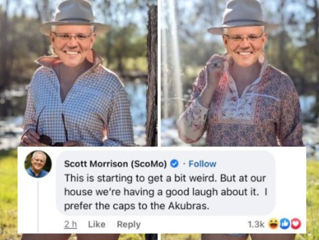 ScoMo spends hours on scandal memes