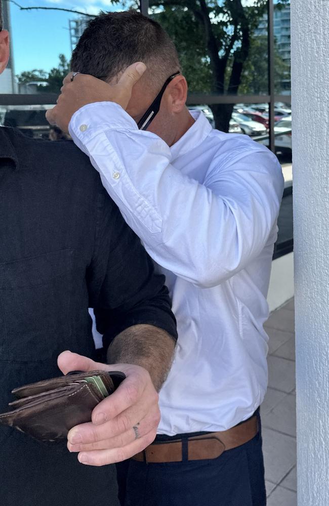 The Parrearra man outside court. Picture: Sam Turner