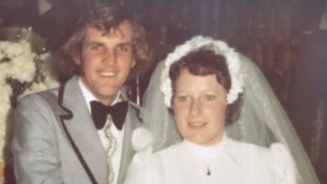 Diny and Graham Schutz tied the knot in May 1975. Picture: Supplied