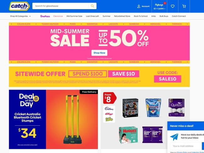 Deals website Catch will be shut down, after its owner Wesfarmers announced it was losing money and not in its interests to keep the deals website going. Catch.com.au