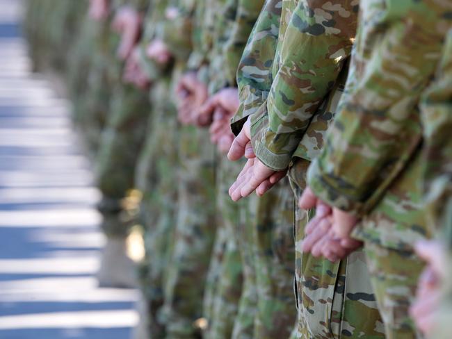 A Queensland-based ADF member is in quarantine, along with 15 of his close contacts, after he contracted COVID-19 while training in the US. Picture: Chris McCormack.