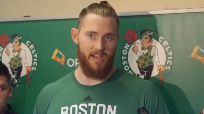 Aron Baynes is officially a Celtic.