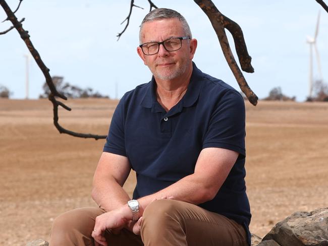 17.01.2020.Seppeltsfield has come to the aid of Yorke Peninsula farmers rebuilding after the Yorketown fire, providing 5500 posts for new fencing.Yorke Peninsula Council mayor Darren Braund says the recovery from the November fires will take years.   PIC TAIT SCHMAAL.