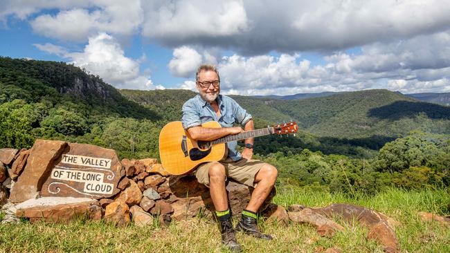 True blue: Singer-songwriter John Williamson has just released a new picture book adaptation of his song <i>Old Man Emu</i>. Picture: Luke Marsden.