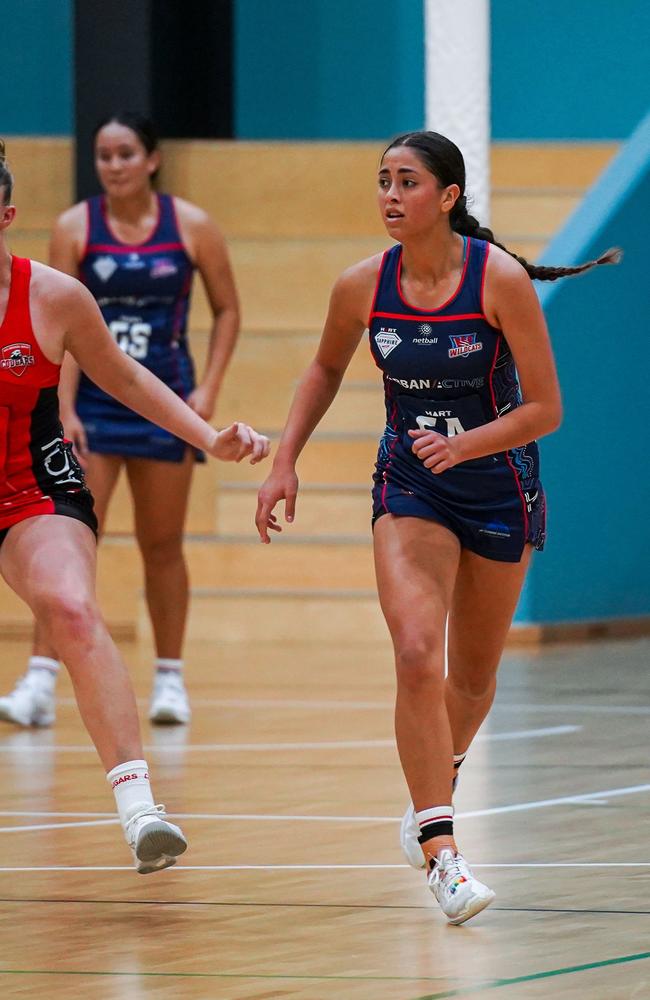 Wildcats netball in HART Sapphire Series, pictured: Kydan Tuapou Credit: KWP Studios Flagstone