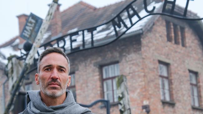 Executive Council of Australian Jewry co-chief executive officer Alex Ryvchin at Auschwitz concentration camp. Picture: Jacquelin Magnay