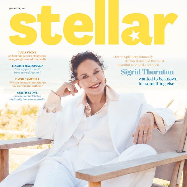 Sigrid Thornton stars on the cover of this Sunday’s Stellar.