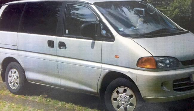 A van similar to the one sought by police.