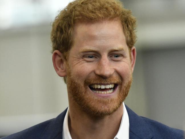 MANCHESTER, ENGLAND - SEPTEMBER 04:  Prince Harry visits Manchester City Football Club to drop in on a Coach Core training session on September 4, 2017 in Manchester, England.  (Photo by Arthur Edwards-WPA Pool/Getty Images)