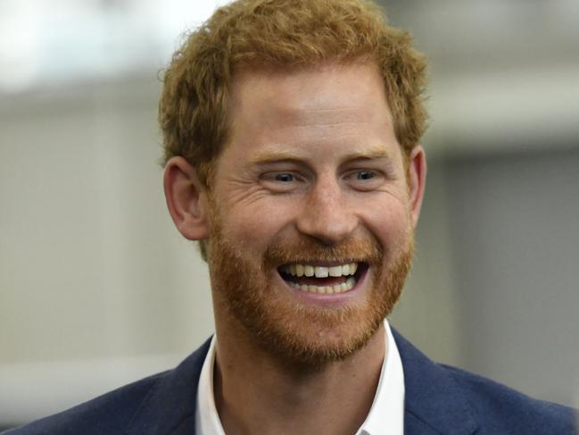 MANCHESTER, ENGLAND - SEPTEMBER 04:  Prince Harry visits Manchester City Football Club to drop in on a Coach Core training session on September 4, 2017 in Manchester, England.  (Photo by Arthur Edwards-WPA Pool/Getty Images)